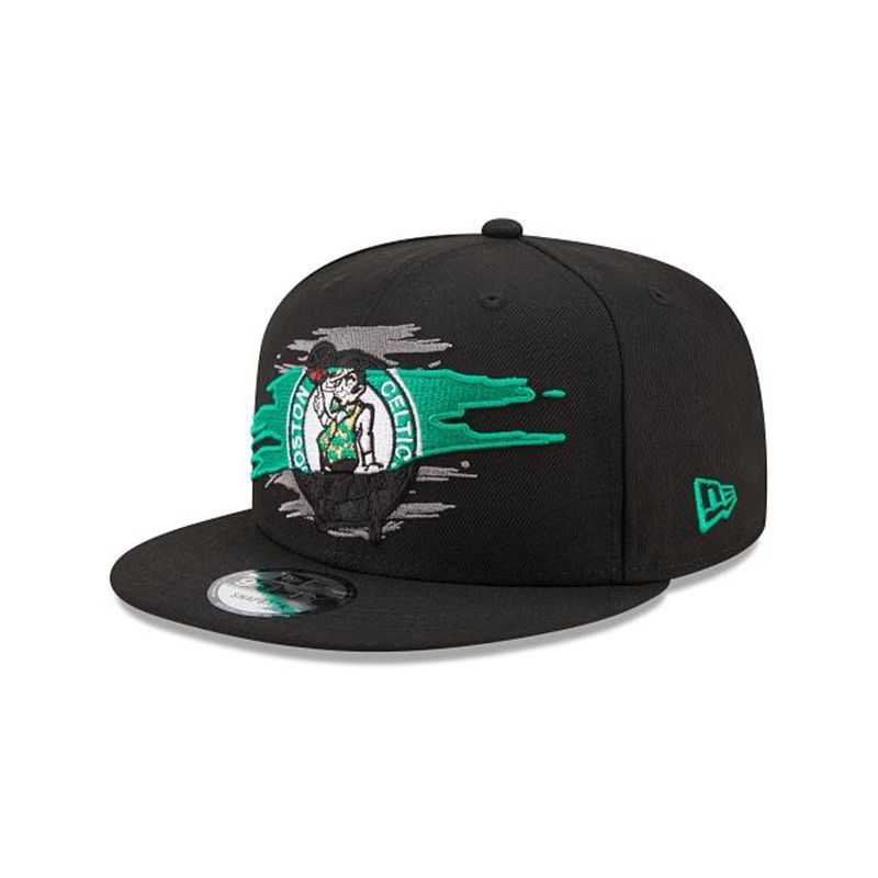 NBA Boston Celtics Logo Tear 9Fifty Snapback (NOL7246) - Green New Era Caps